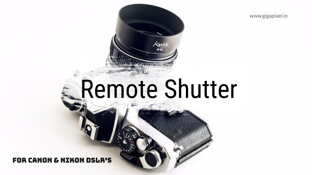Wireless Remote Shutter Release For Canon