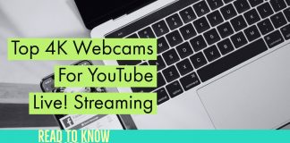 Top 4K Webcams For Zoom YouTube Streaming or Professional Needs