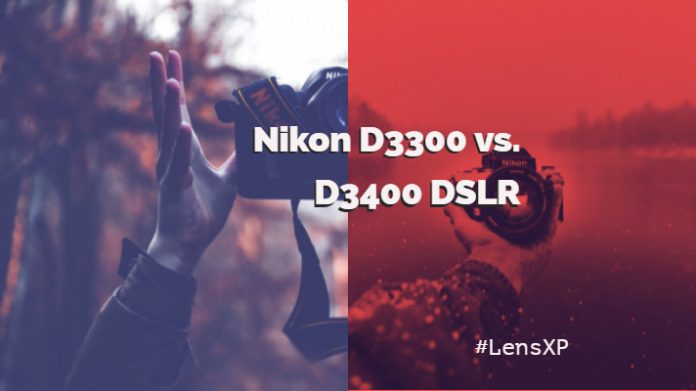 Nikon D3300 vs. D3400 DSLR
