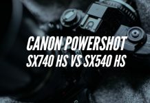 Canon PowerShot SX740 HS vs SX540 HS