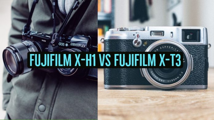 Fujifilm X-H1 vs Fujifilm X-T3