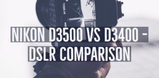Nikon D3500 vs D3400