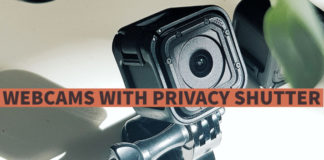 Webcams with Privacy Shutter