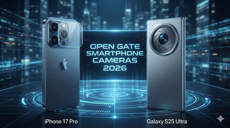 Open Gate Smartphone Cameras 2026: iPhone 17 Pro & Galaxy S25 Ultra