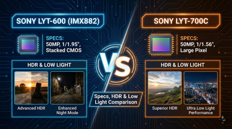Sony LYT-600 (IMX882) vs. LYT-700C: Specs, HDR & Low Light