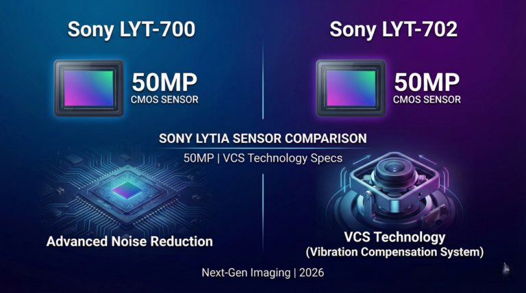 Sony LYT-700 vs LYT-702: 50MP Sensor & VCS Technology Specs