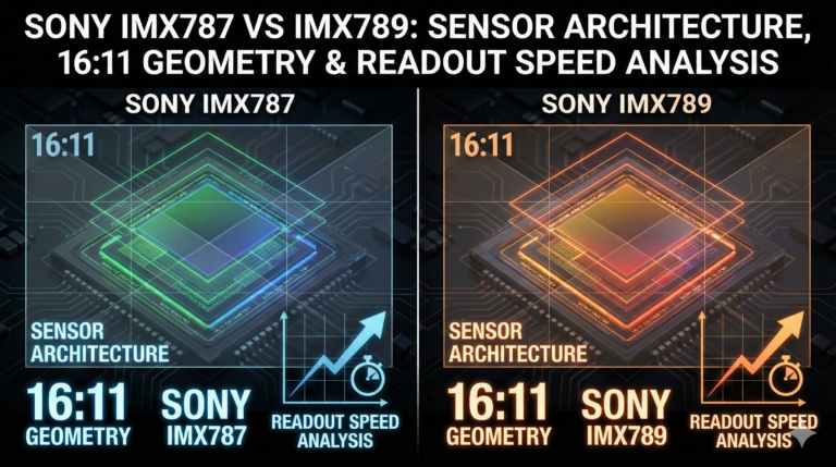 Sony IMX787 vs IMX789: Sensor Architecture, 16:11 Geometry & Readout Speed Analysis